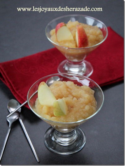recette de compote aux pommes
