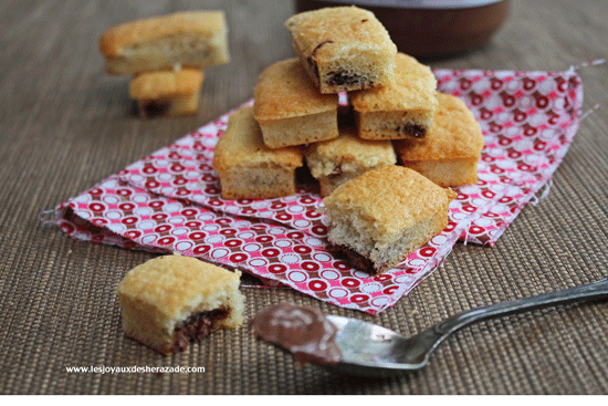 Financiers à la nutella financier-au-nutella-.gif