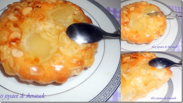 Tartelette amandine aux poires
