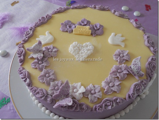 gâteau d'anniversaire de ma fille