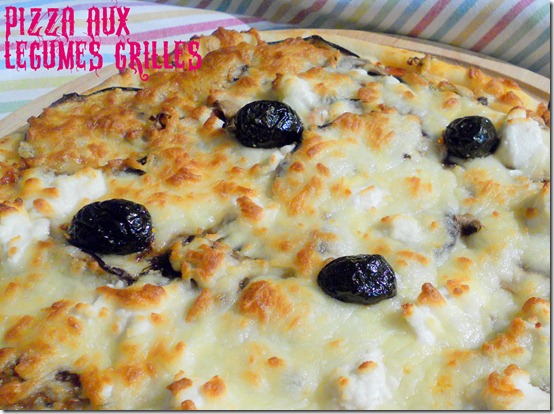 Pizza aux légumes grillés, Pizza végétarienne