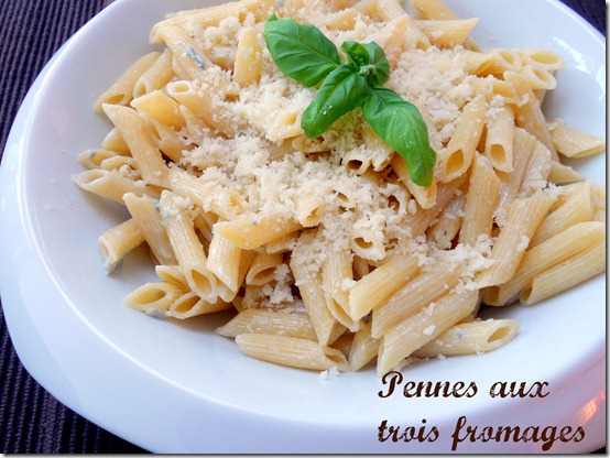 Pâtes aux trois fromages