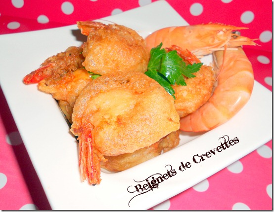 Beignets de crevettes (pâte à l'eau gazeuse)