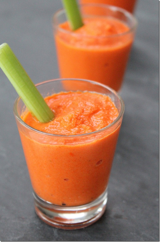 Verrine crème de poivron
