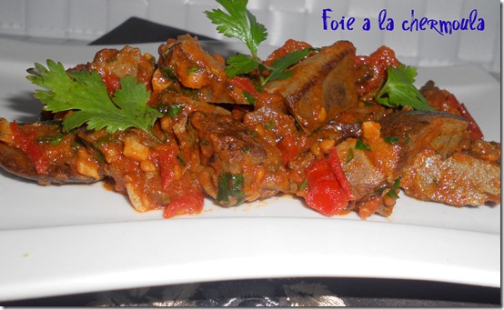 Foie d'agneau à la chermoula