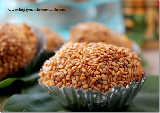 Petits gâteaux aux sésames