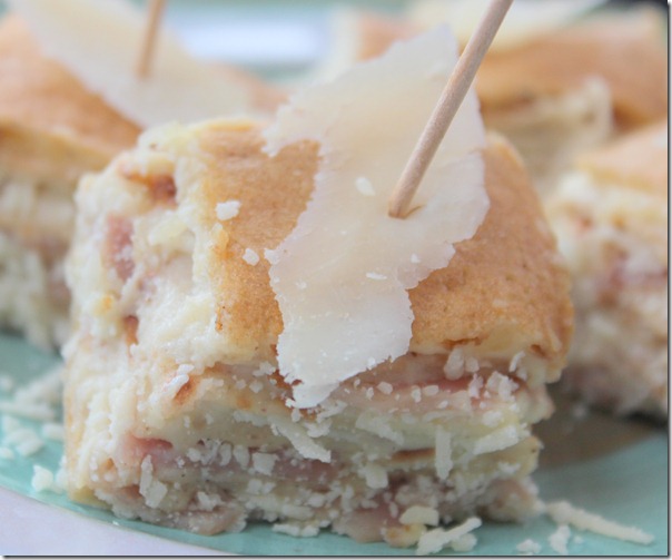 Crêpes salées : gâteau de crêpes au parmesan et au jambon