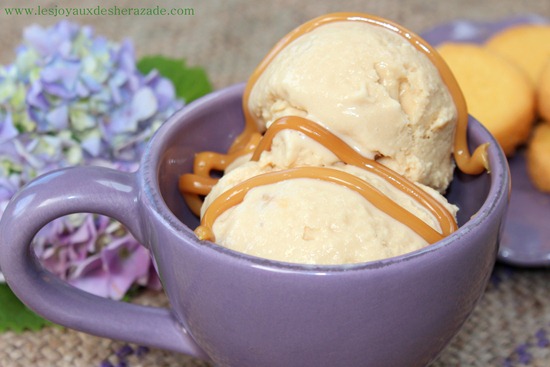 Glace au caramel