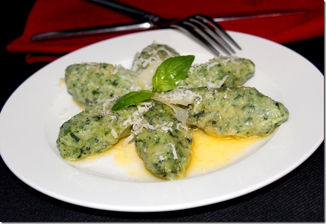 Gnocchis aux épinards