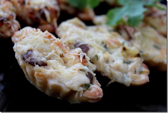 Mini tartelettes poulet-champignons