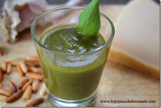 Recette pesto / pesto au basilic