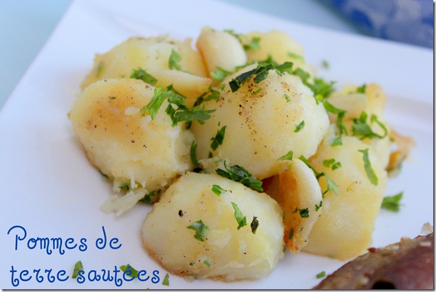 Pommes de terre sautées-fondantes et parfumées à l'ail et au persil