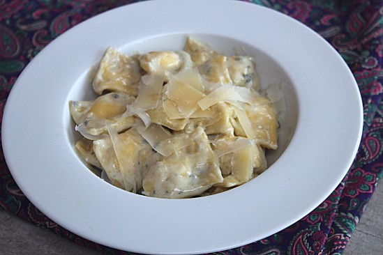 Ravioli maison saumon/fromage