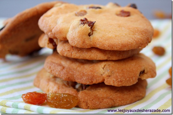 Cookies aux raisins secs