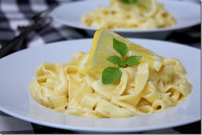 Recette des tagliatelles et leur crème au citron