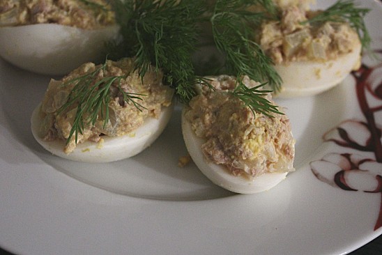 Œuf mimosa fenouil / thon