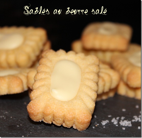 Sablés au beurre salé