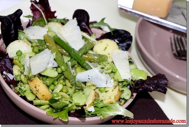 Salade composée du printemps