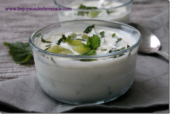 Salade de concombre au yaourt