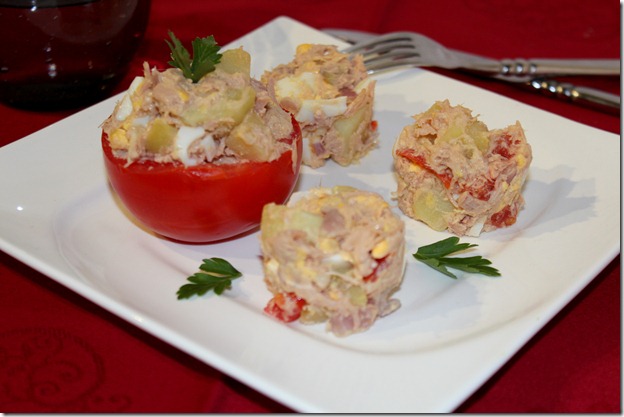 Salade de pommes de terre au thon