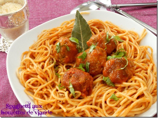 Spaghetti aux boulettes de viande, la cuisson al dente des pâtes - Les  Joyaux de Sherazade