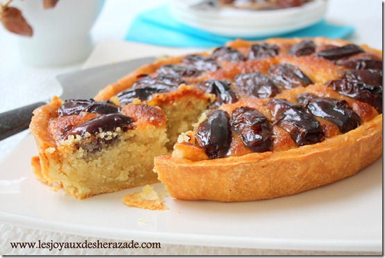 tarte frangipane aux dattes