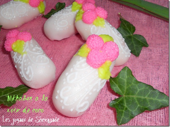 mkhabez noix de coco, gateau algerien