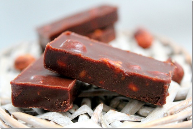 barre chocolat caramel