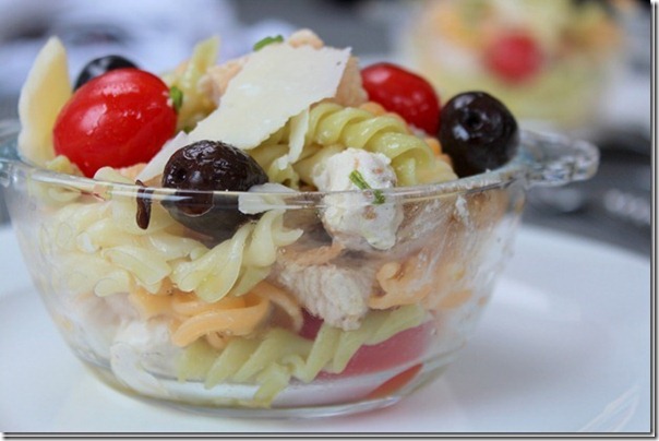 salade composée, salade de pate au pouet salade composée, salade de pate au pouet