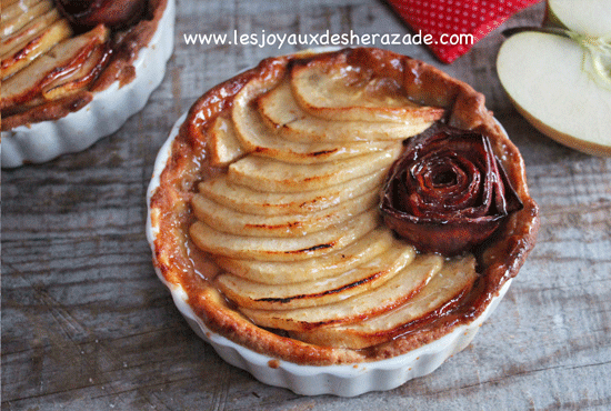 Tarte aux pommes-nougat