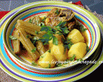 Tajine de cardons aux pommes de terre
