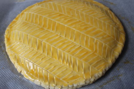 préparation de la galette des rois