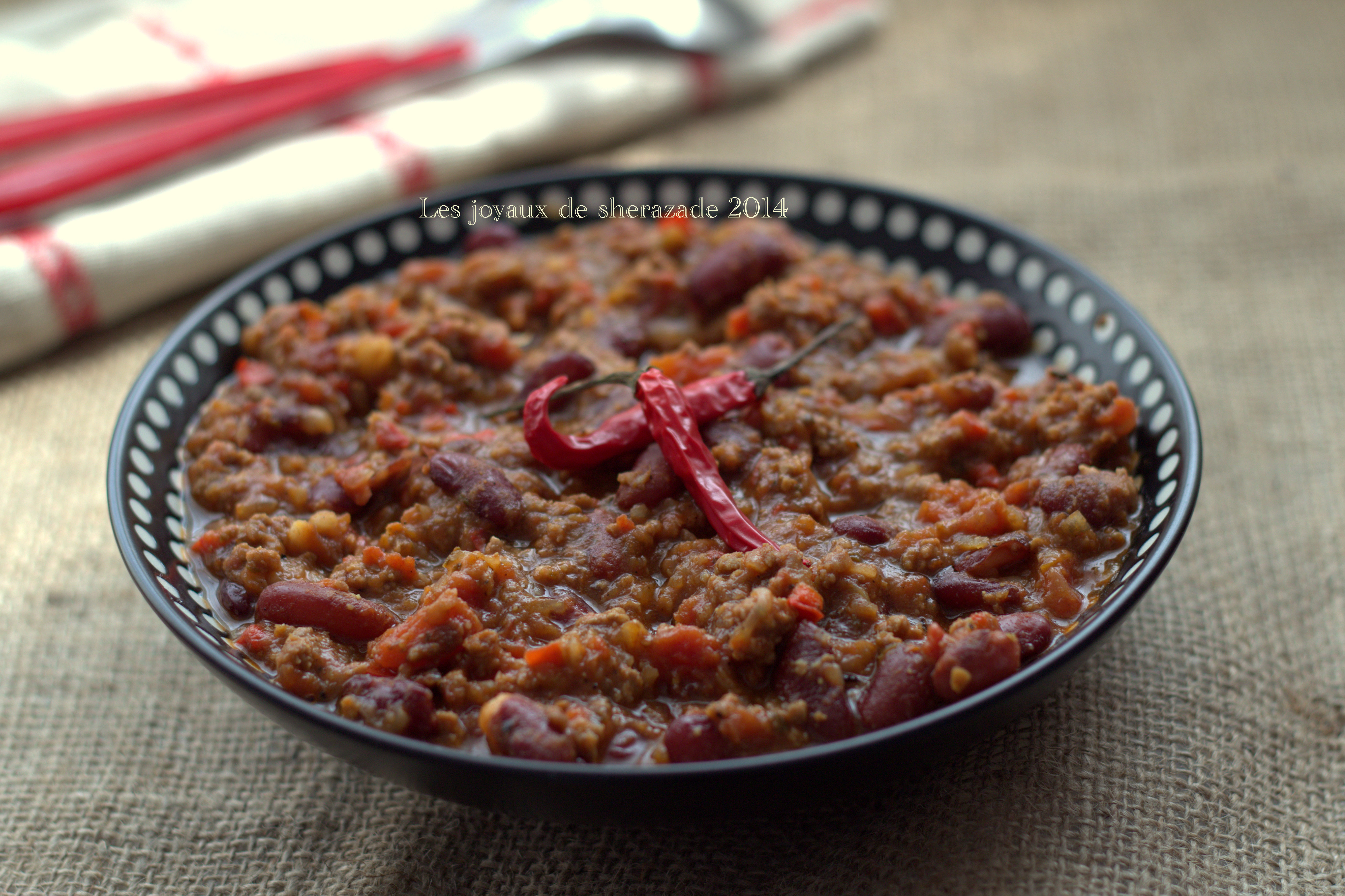 Chili con carne , recette facile