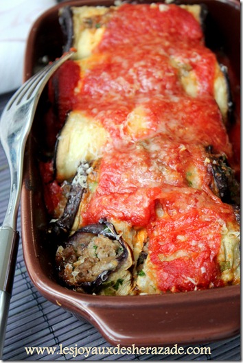 aubergine farcie , recette algerienne
