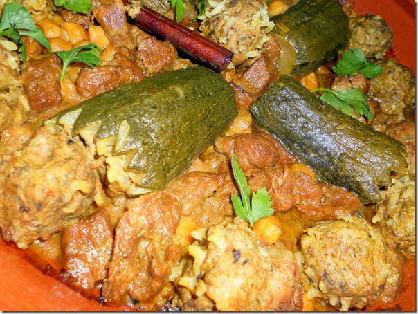 courgettes farcie plat algerien