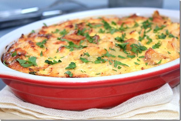 gratin de pomme de terre au poulet