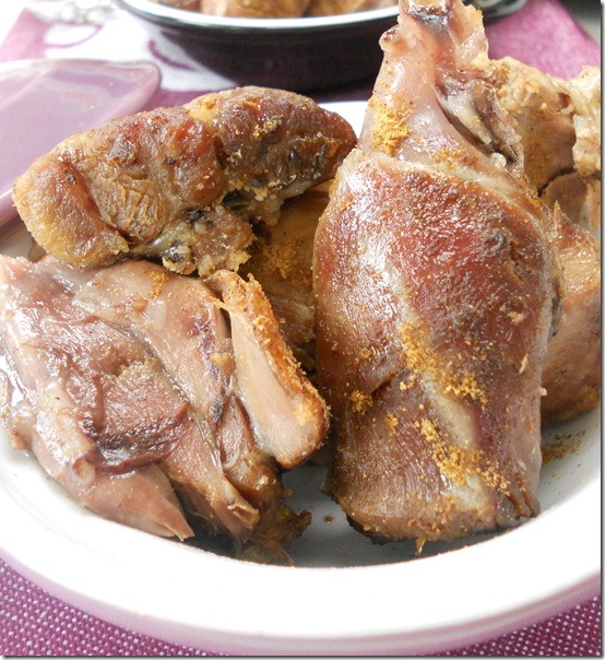la viande de mouton à la vapeur