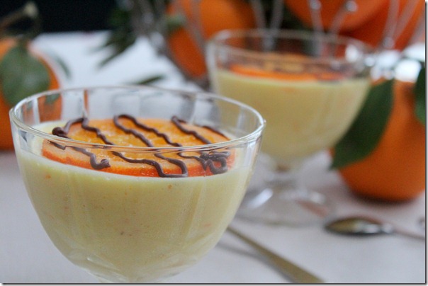 mousse à l'orange délicieuse