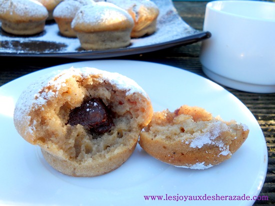 muffins au chocolat