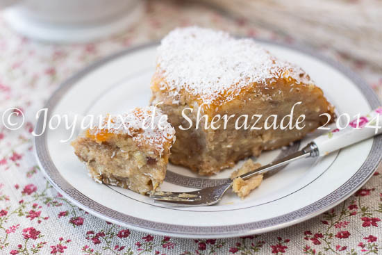 Pudding aux pommes / Gâteau économique