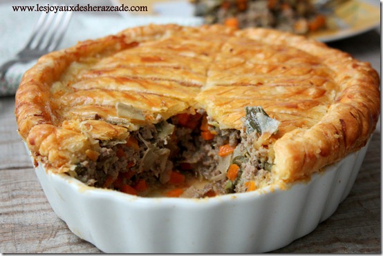 tourte à la viande hachée