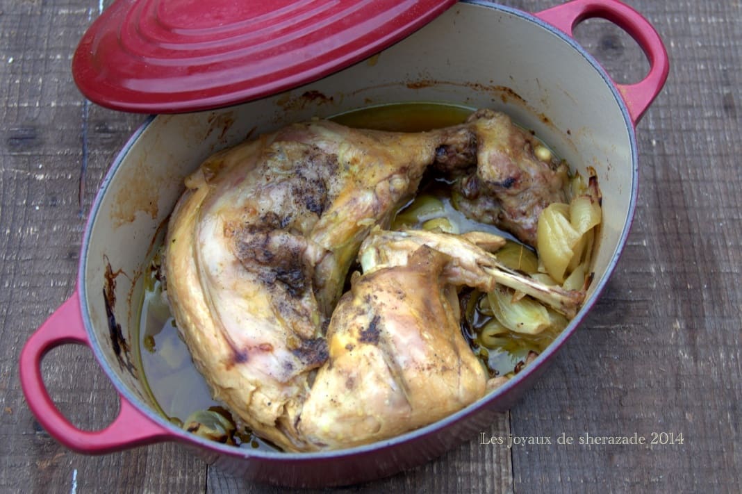 Lapin au four en cocotte - Les Joyaux de Sherazade
