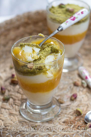 Mahalabiya dessert libanais 