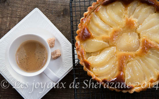 Tarte poires-frangipane