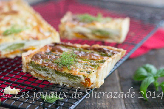 Tarte aux asperges