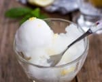 sorbet au citron sans sorbetière