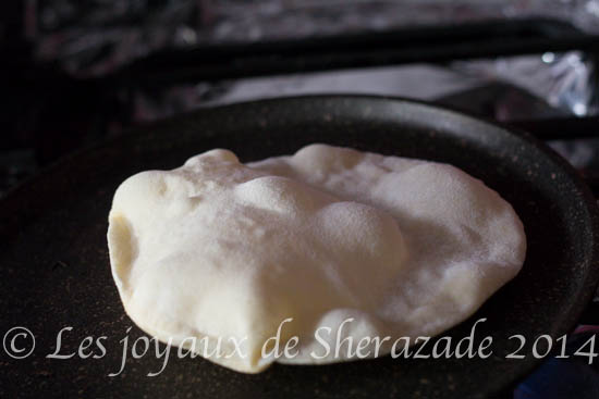 pain pita pour chawarma