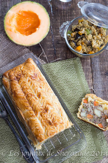 tourte salée à la viande hachée