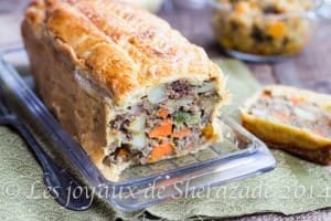 tarte salée à la pâte feuilletée facile