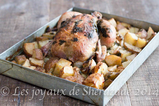 poulet au four